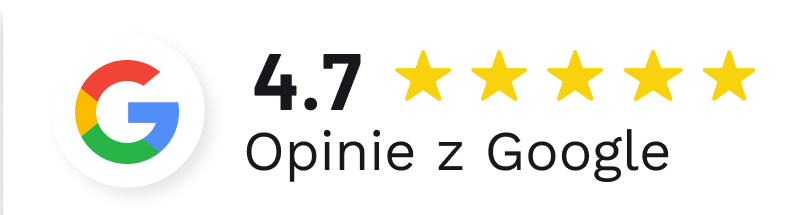 4,7 gwiazdek google
